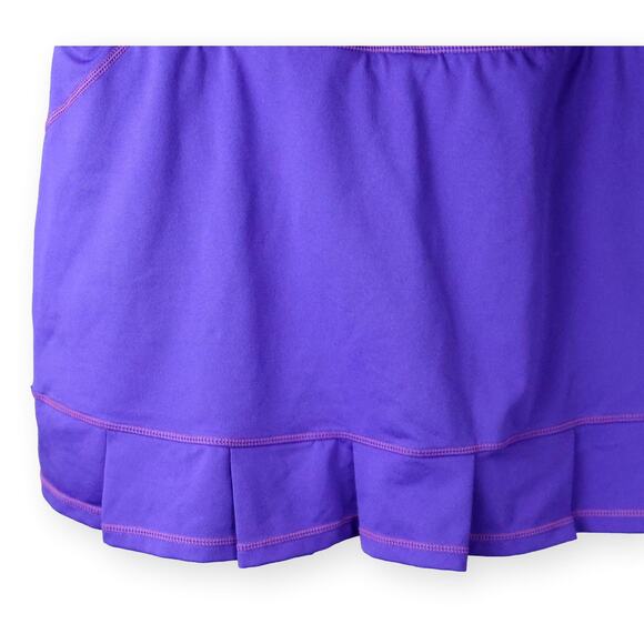 Calvin Klein Performance Purple Sports Tennis Gold Skort M - Picture 7 of 9